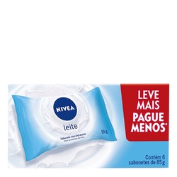 Pack Sab Nivea Prot Do Leite C/6 Un