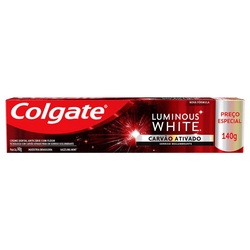 Creme Dental Colgate 140gr Luminous White Carvao
