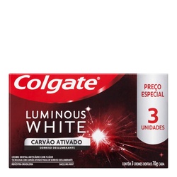 Cr Dent Colg Luminous Carvao Ativ 70g C/3