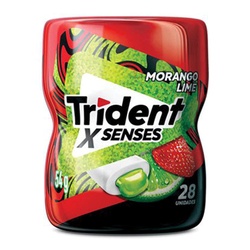 Trident Garrafa Morango/limao 56g