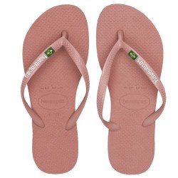 Chinelo Havaianas Slim Brasil Rosa 37/38