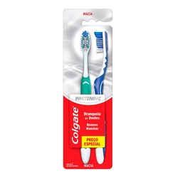 Escova Dental Colgate Whitening 2x1