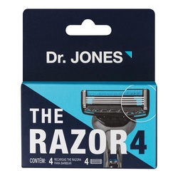 Lamina Barba Dr Jones Razor 4 C/4un