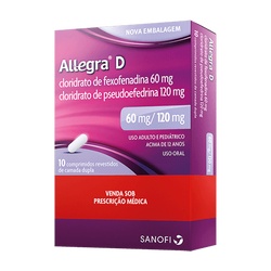 Allegra-d 60mg C/10 Cprs