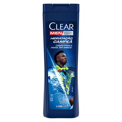 Sh Clear Men Vini Jr Hidratacao Campe 400ml