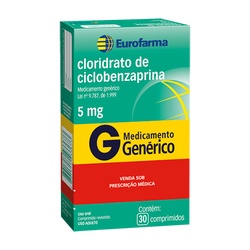 Clor Ciclobenzaprina 5mg C/30cpr