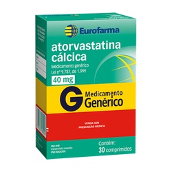 Atorvastatina Calcica 40mg C/30 Cps Euro