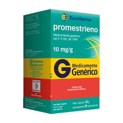 Promestrieno 10mg/g Cr Vag 30g + 20aplic