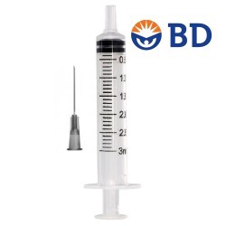 Seringa 3ml Bd Plast +ag 0,70x25