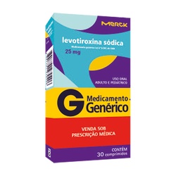 Levotiroxina Sodica 25mcg C/30 Merck