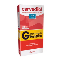 Carvedilol 6,25mg C/30 Legrand