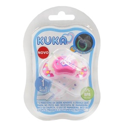 Chupeta Kuka Lumina Orto N1 Rosa