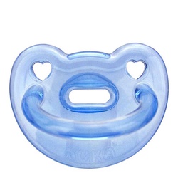 Chupeta Kuka Soft Orto Sil Azul N2
