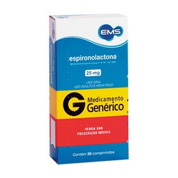 Espironolactona 25mg C/30 Cprs Ems
