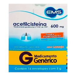 Acetilcisteina 600mg C/16 Ems