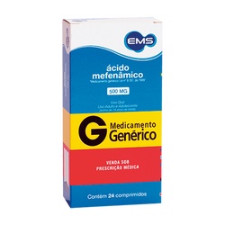Acido Mefenamico 500mg C/24