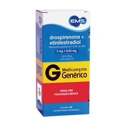 Drospire+etinil 3mg+0,03 C/63 Ems