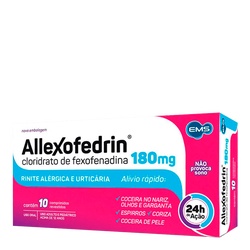 Allexofedrin 180mg C/10 Cpr