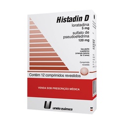 Histadin D 5/120mg C/12cprs Uq