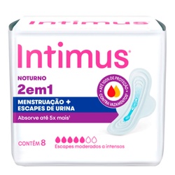 Abs Intimus 2 Em 1 C/ Abas Noturno C/8 Und