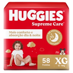 Fralda T Monica Huggies Supreme Hiper Xg58