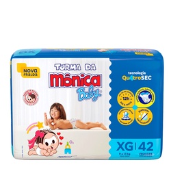 Fralda T Monica Baby Mega Xg 42