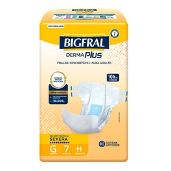 Fralda Bigfraldaal Derma Plus G 7un