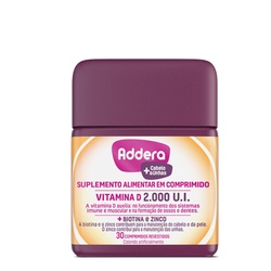 Addera+cabelos E Unhas Fr C/30 Comp