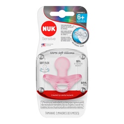 Chupeta Nuk Sensitive Soft N2sl Girl 59850
