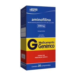 Aminofilina 200mg C/20cprs Teuto