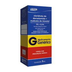 Dorzolamina+timolol Sol Oft 5ml Teuto