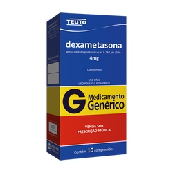 Dexametasona 4mg C/10cpr - Teuto