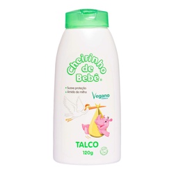 Talco Cheirinho De Bebe Azul 120g
