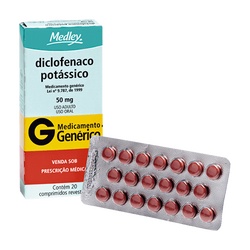Diclofenaco Potassico 50mg C/20cpr Medle