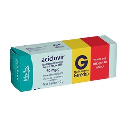 Aciclovir Creme 10g Medley