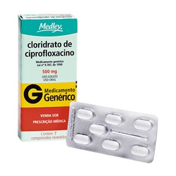 Clor Ciprofloxaci 500mg C/7 Cp Med-generico