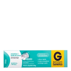 Nistatina+oxido De Zinco 60gr Medley