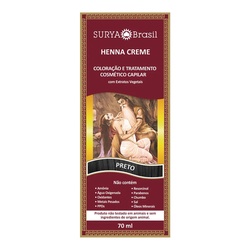 Tint Henna Surya Creme Preto