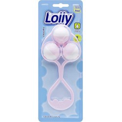 Chocalho Tip Lolly Rosa