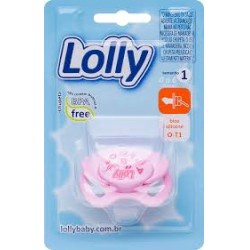 Chupeta Loly Tip Sil T1 Rosa Bl 4011