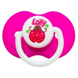 Chupeta Lolly Zoo Bona Sil Ort T1 Rosa