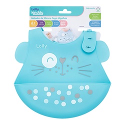 Babador Lolly Silicone Pega Migalhas M