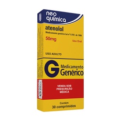 Atenolol 50mg C/30 Neo Quimica