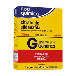 Citrato Sildenafila 50mg C/4cpr Neo Q
