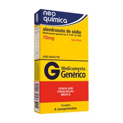 Alendronato De Sodio 70mg C/4cps Neo