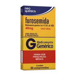 Furosemida 40mg C/20cprs