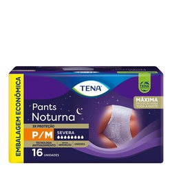 Fralda Ger Tena Pants Fem Noturna P/m 16un