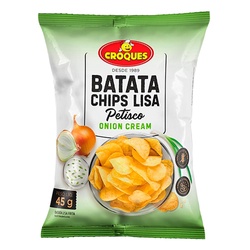 Batata Chips Lisa Petisco Creme De Cebola 45g