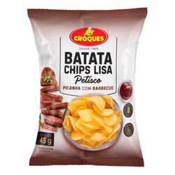 Batata Chips Lisa Petisco Picanha Com Barbecue 45g