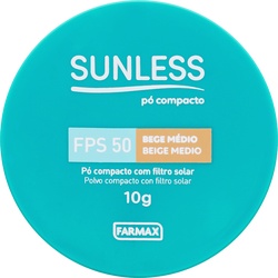 Po Compacto Sunless Bege Medio Fps50 10g